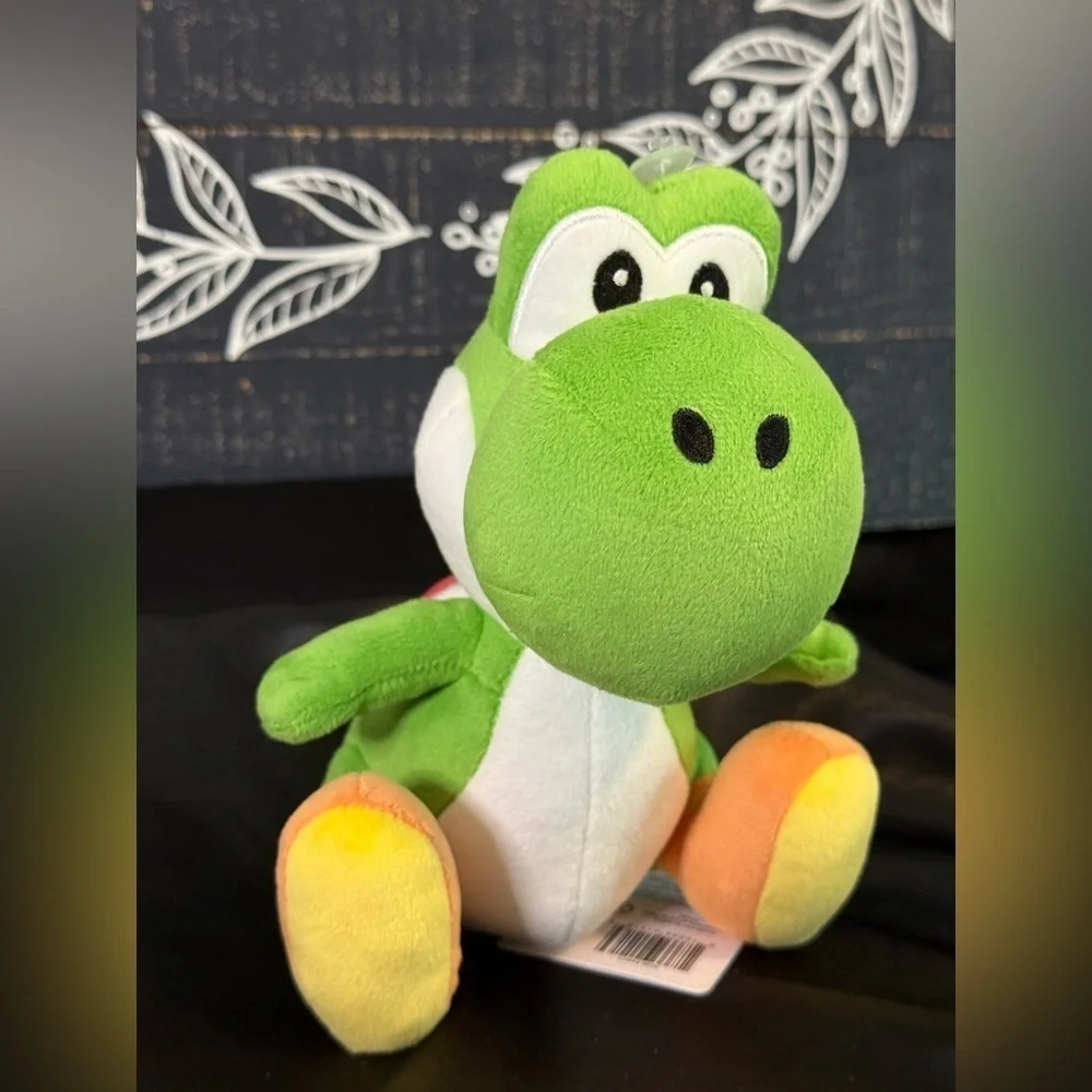 Nintendo Super Mario Yoshi Plush 8”  Plushie Gamer Collectible